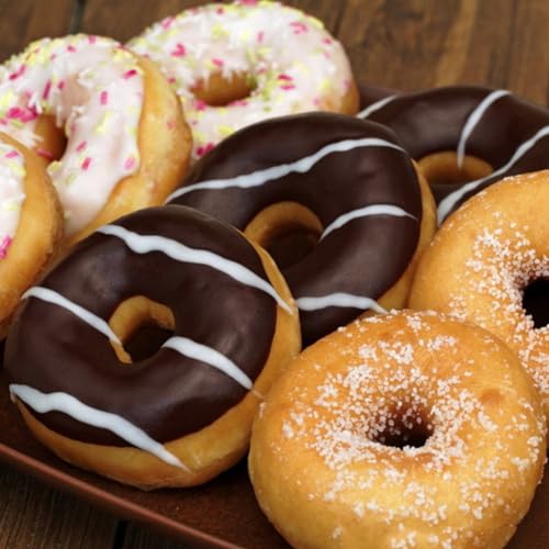 4 Pack Donut Maker Cutter, Creative Doughnut Molds, DIY Doughnut Cutter,Fondant Cake Bread Dessert Bakery Mould, Biscuit Stamp Mould, Kitchen Baking Tool