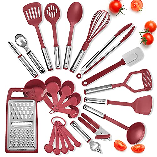 Eatex Baking Sheet Set, 39 Piece Baking Pans Set, Cookie Sheets for Baking - size: 39-Piece Set Red