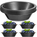 8 Pcs 4 Inch Steel Mini Pie Pans Tins, Black - color: Black, style: 4 Inch
