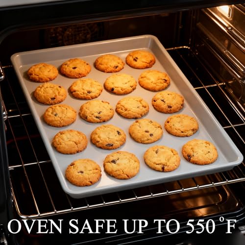Ceramic Baking Sheet, Cookie Sheets for Baking 15x10" - size: baking sheet 15x10"
