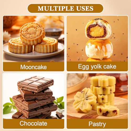DOITOOL 100 Pcs 3 Inch Mini Cake Containers with Clear Lids - color: Golden(L)