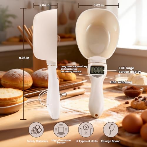 Digital Measuring Spoon, 800g/0.1g Precision Handheld Scale Scoop