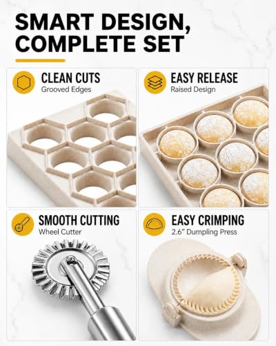 Russian Pelmeni Maker Mold, Ravioli Maker Dumplings Mold