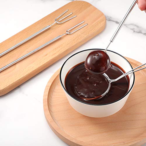 Patelai 4 Pcs Candy Chocolate Dipping Tools Set, Handmade Pralines