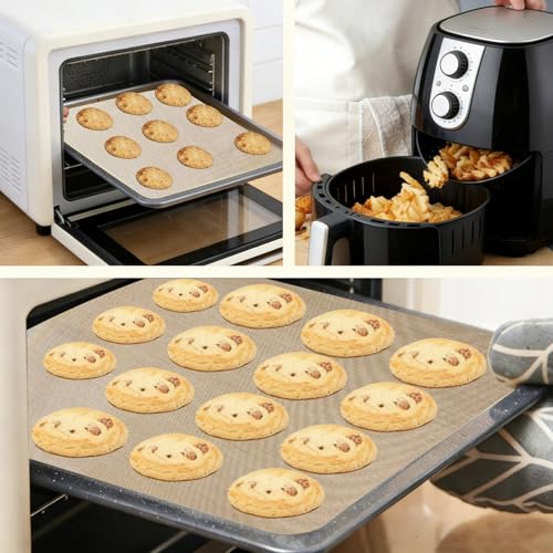 Silicone Baking Mat Roll, 12 IN x 6 FT Non-Stick Reusable Dough Pastry Cookie Sheet, Extra Large Freeze Dryer Mat for Countertop Protector, Pie Crust Rolling Supplies, Washable, Oil-Proof