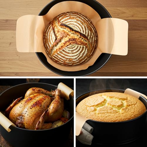 Marspark 100 Pcs Parchment Paper Bread Sling, Round - style: Round