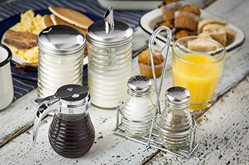 Tablecraft 12 oz Beehive Sugar Pourer, clear