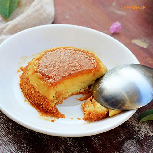 CHEFMADE Mini Pudding Pan Set, 3-Inch 4Pcs Non-Stick Egg Tart Mold Round Mini Cake and Loaf Bakeware for Oven and Instant Pot Baking (Champagne Gold) - size: 07 - 3" Mini Pie 4Pcs