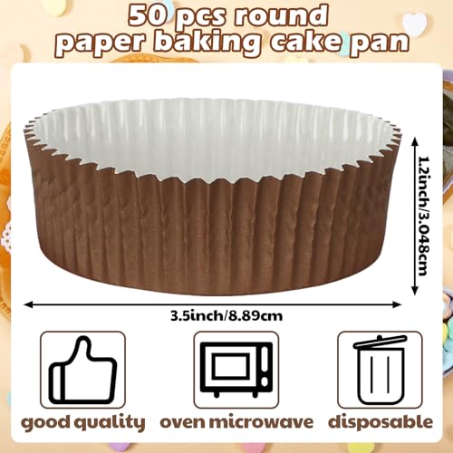 Uiifan 150 Pack Paper Baking Cups Muffin Liners Microwave Safe,3 Colors - color: 3 Colors