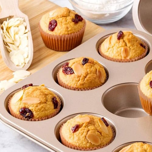 600 Count Natural Cupcake Liners Standard Size Baking Cups Food-Grade Greaseproof Paper Muffin Liners, No Smell Cupcake Wrappers for Wedding Birthday - color: Natural, size: Standard/1.97Inch