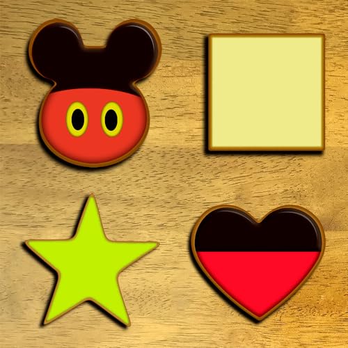Metal Cookie Cutters Set - Square, Heart, Star - 12Pieces Cookie Cutters - Fruit Cutter, Polymer Clay Cutters Cookie Cutter Set for Kitchen Baking - style: 12 Heart Square Star