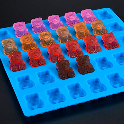 Gummy Bear Molds - 1 Inch Cute Bear Candy Molds Food Grade Silicone - size: Bear (3.5ml)