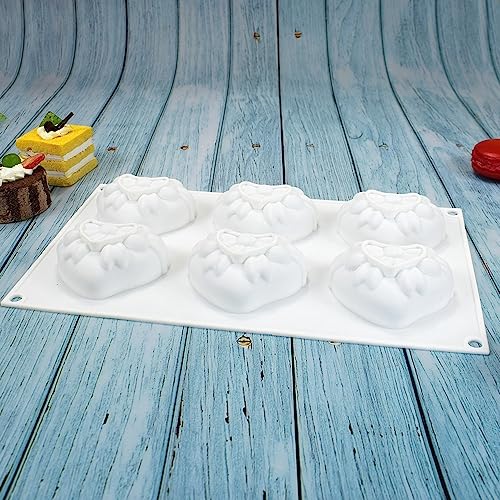 3D Bow Love Silicone Cake Moulds Fondant Decorating Tools Chocolate Pastry Molds Kitchen Baking Accessories (Heart G 11.8 X6.92 X1.4inch) - size: Heart G_11.8 x 6.92 x 1.4 inch