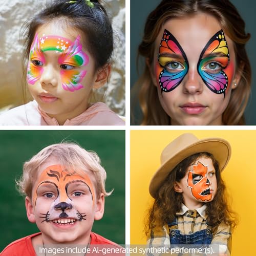 Face Painting Kit, 240g Split Cake Face Paint, Water Activated