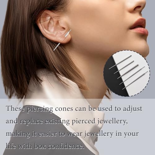 Piercing Taper Ball Grabber Tool Stainless Steel Nose Ear Piercing Kits - style: 20G Piercing Taper