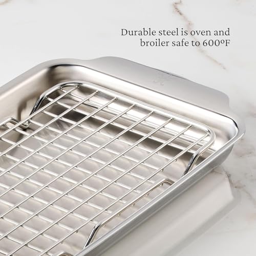 Hestan OvenBond Provisions Mini Eighth Sheet Pan & Rack Set - size: Mini-Eighth – 6x9 inch