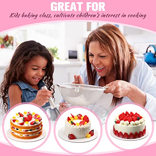 Potchen 50 Pack Cake Boards Round White Circle Cardboard Base,8 Inch - size: 8 Inch