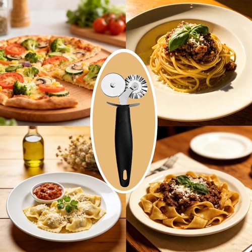 Stainless Steel Pastry Cutter Wheel, Durable Dough Cutter