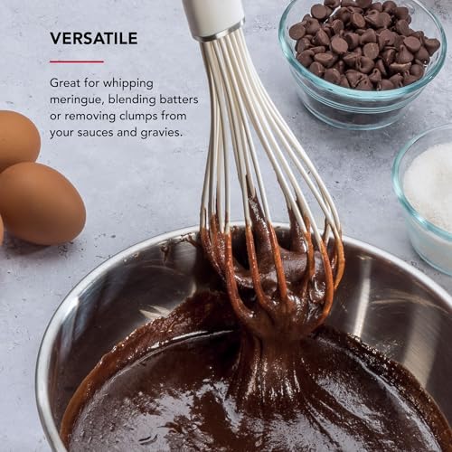 KitchenAid Silicone Whisk - color: Porcelain White