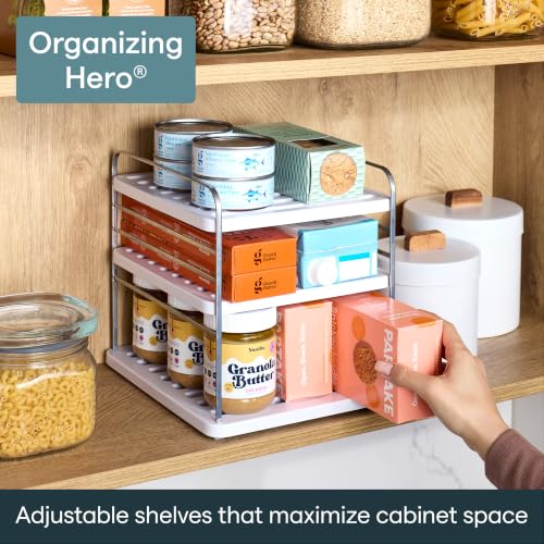 YouCopia UpSpace Cabinet Box Organizer Small, Adjustable Foil Wrap Shelf - size: Small Premium