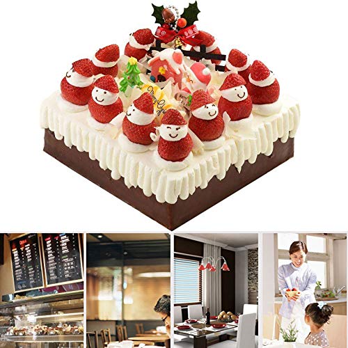 Lemengtree Springform Pan,3 Pcs Non-stick Square 8 inch/9 inch/10 inch Bakeware,Cheesecake Cake Pan with 50 Pcs Parchment Paper Liners(3 Pieces)