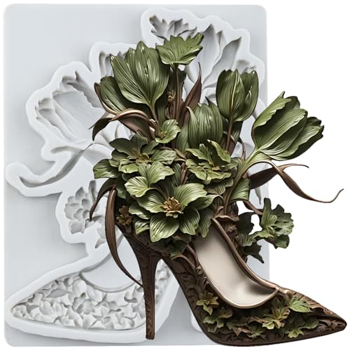 Lingzhi High Heels Silicone Molds High Heel Shoe Fondant Mold - color: Style A
