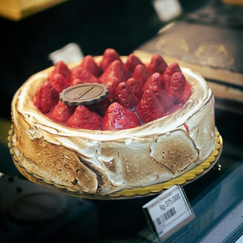 Retainbre 50 Pack Gold Cake Boards 12 Inch Round Cardboard Cake Base - size: 12 inch