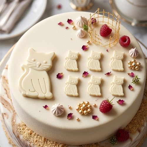 7 Cavity Cat Silicone Chocolate Molds 3D Kitten Candy Mold