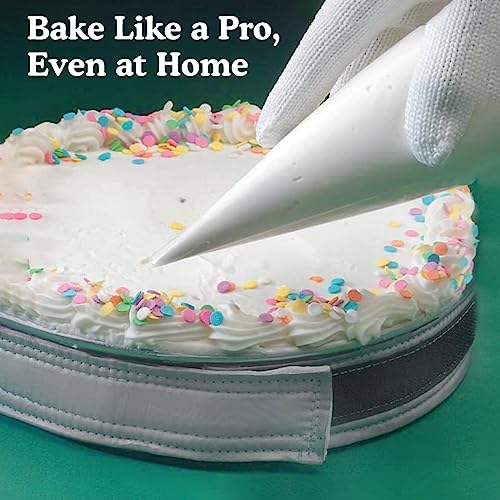 Regency Wraps EvenBake Cake Strips, Aluminized Cotton, Pack Of 2, 30 In