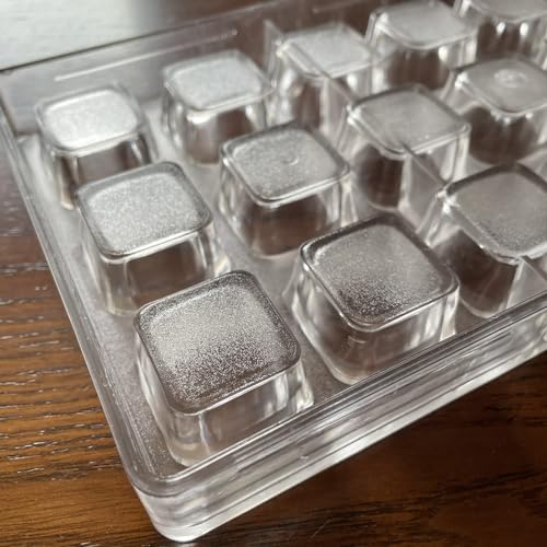 Square Shape Polycarbonate Chocolate Mold DIY Handmade Chocolate PC Mold Pastry Chocolate Tool
