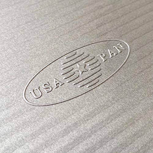USA Pan Bakeware Pullman Loaf Pan, Large, Silver - size: 13 x 4, style: No Lid