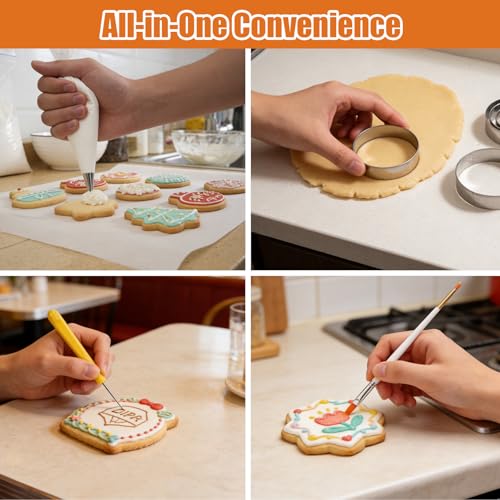 26 Pcs All-In-One Cookie Decorating Supplies Kit, Baking Tools