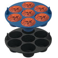 Webake 2PCS Silicone Air Fryer Muffin Pan for Baking Nonstick Egg Btes Silicone Mold BPA Free Muffin Tins Baking Cups - size: Medium