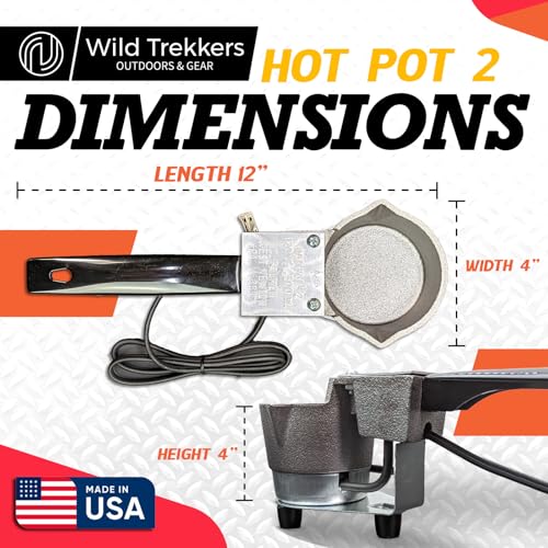 Do It Hot Pot 2 Electric Lead Melting Pot, 4 Lb Capacity