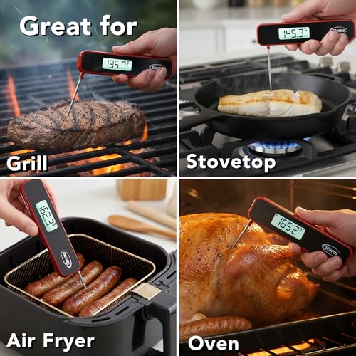 Sterno Digital Meat Thermometer, Instant Read