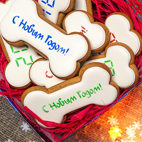 MrCookie Dog Bone Cookie Cutters,Thickened Stainless Steel,2.32-4.8 inches - color: Dog Bone