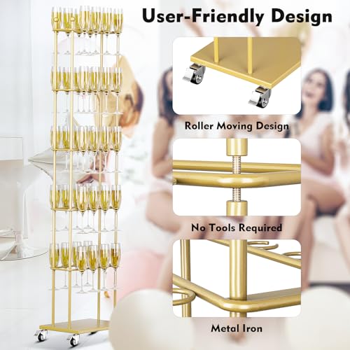 ikare Champagne Wall,Champagne Wall Holder for Party