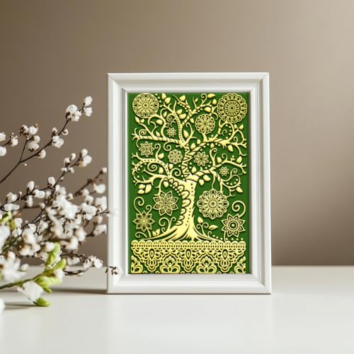 CHGCRAFT 16 Sheets 16 Styles Retro Lace Polymer Clay Texture Mat Mandala Tree Modeling Pattern Pad Bohemian Texture Sheets for Polymer Clay Making Earrings Jewerly Tools, 4×2.6 inch - style: Retro Mandala