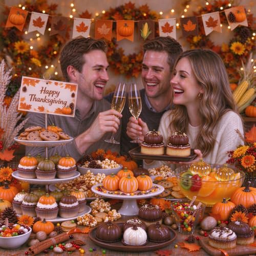Pumpkin Cake Molds Silicone Mini Thanksgiving Halloween Chocolate Molds - color: Pink Mold