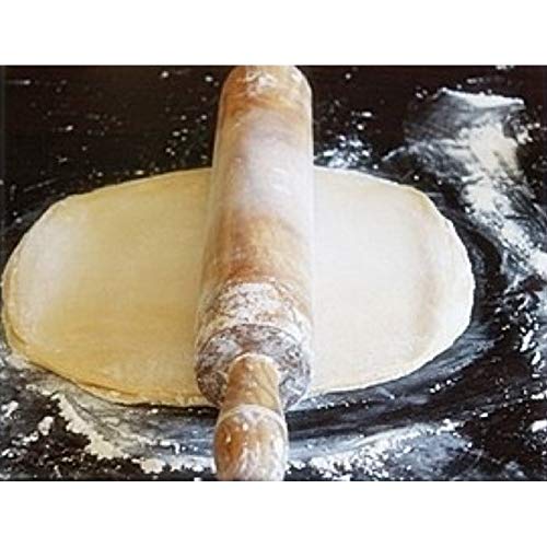 Rolling Pins for Baking Pizza and Dough, Hardwood Sturdy Handle Pasta Roller, Pizza Rolls Dough Roller, Kitchen Utensil Tools, 18.7 in