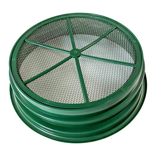 ASR Outdoor Gold Panning 1/8 Classifier Screen Sifting Pan Prospecting Mesh Sieve - size: 1/8" Mesh