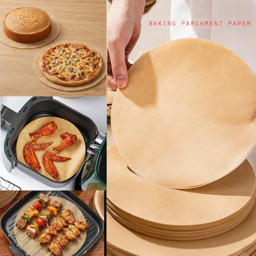 300 Sheets Parchment Paper Rounds, 6/8/10 Inch, Pre-Cut Cake Pan Liners