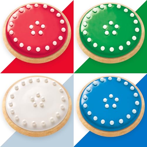 Cake Mate Red Cookie Icing, Fast-Drying Squeeze Pouch, 7 oz - color: Red