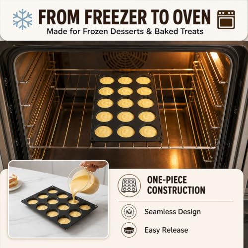 Rotating Chocolate Silicone Mold, 3D Candy Dessert Baking Mold - color: black-010