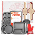 8pcs Baking pans set+Baking mat 3pcs