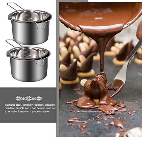 Healifty Stainless Steel Double Boiler Pot Set Melting Pot
