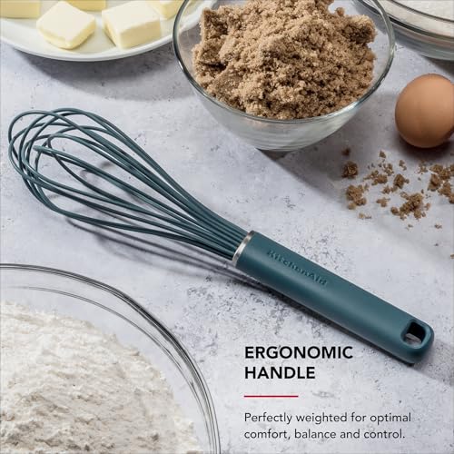 KitchenAid Silicone Whisk - color: Agave