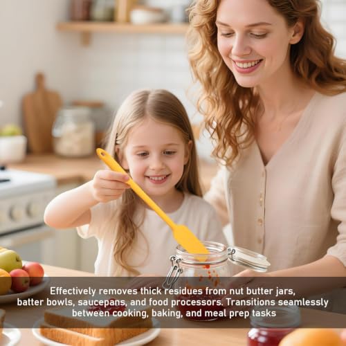 Mini Silicone Spatula, Jar Spatula for baking