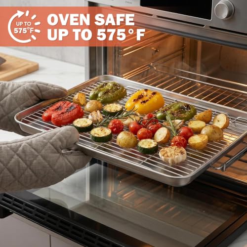 Homikit 2 Pack Cooling Rack, 18.9 *12.6 Inch XL Stainless Steel Baking Rack - size: 18.9*12.6 Inch