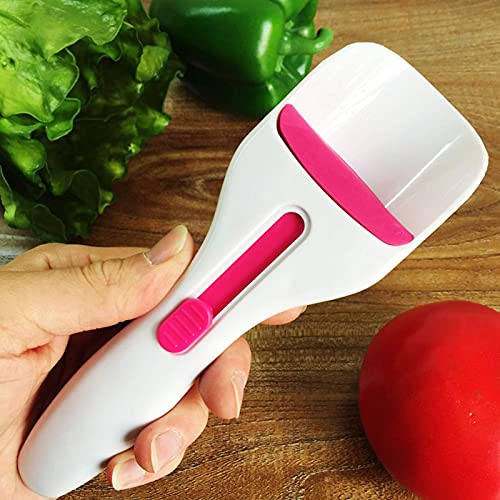 Tiiyee Cupcake Scoop, 2PCS Batter Dispenser Sliding Button Dispenses DIY